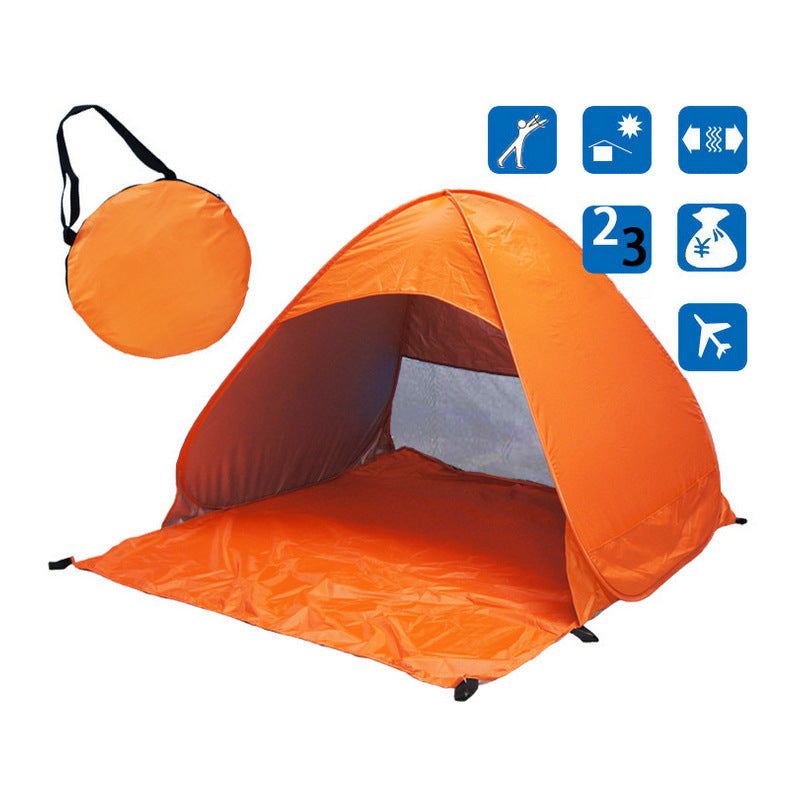 Experience the Outdoors with the Quick Setup Beach Sunshade Camping Tent